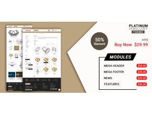Platinum Jewellery - Responsive Opencart Theme